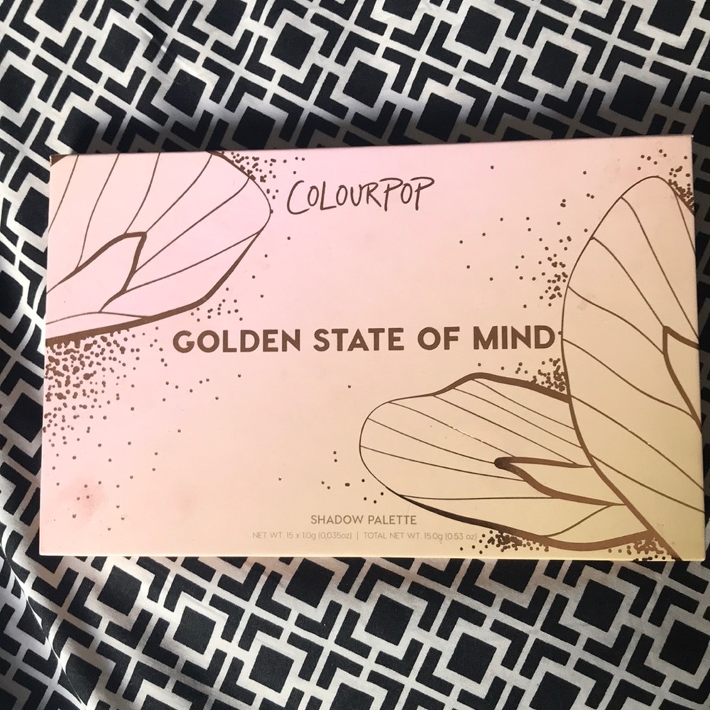 Colourpop Golden State Of Mind eyeshadow palette
